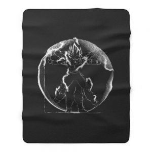 Vegeta Angry Son Goku Fleece Blanket