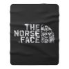 Viking apparel The norse face front Next Level Mens Triblend Fleece Blanket