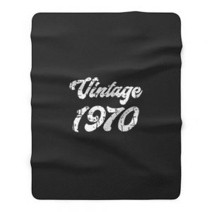 Vintage 1970 Fleece Blanket