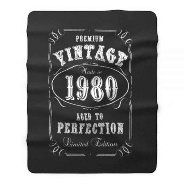 Vintage 1980 Fleece Blanket