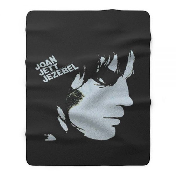 Vintage 80s JOAN JETT and the BLACKHEARTS Jezebel tou Fleece Blanket