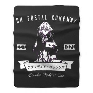 Violet Evergarden Ch Postal Company Fleece Blanket