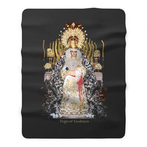 Virgin of Candelaria Fleece Blanket