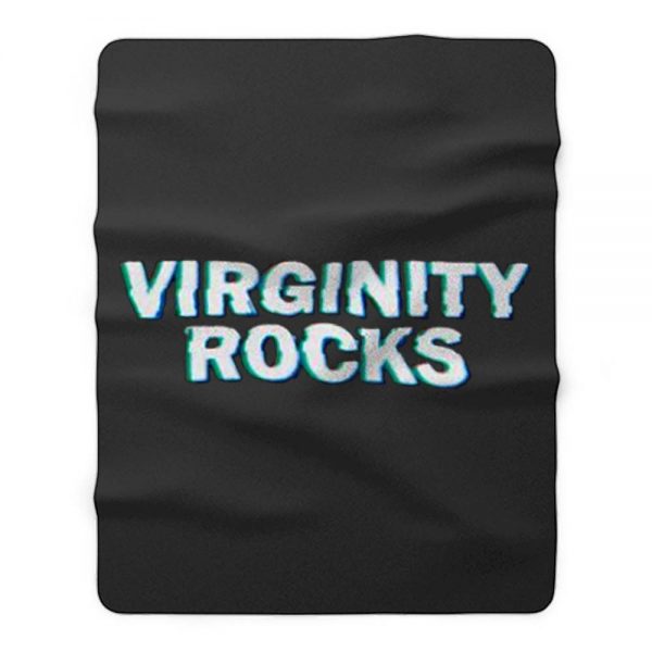 Virginity Rock Fleece Blanket