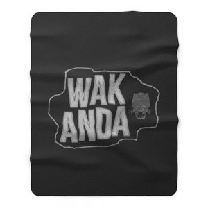 WAKANDA Panther Map Fleece Blanket