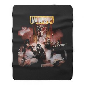 Wasp Metal Rock Band Fleece Blanket