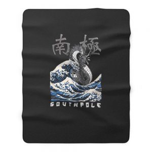 Water Dragon Sout Pole Fleece Blanket
