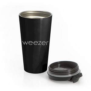 Weezer Simple Logo Stainless Steel Travel Mug