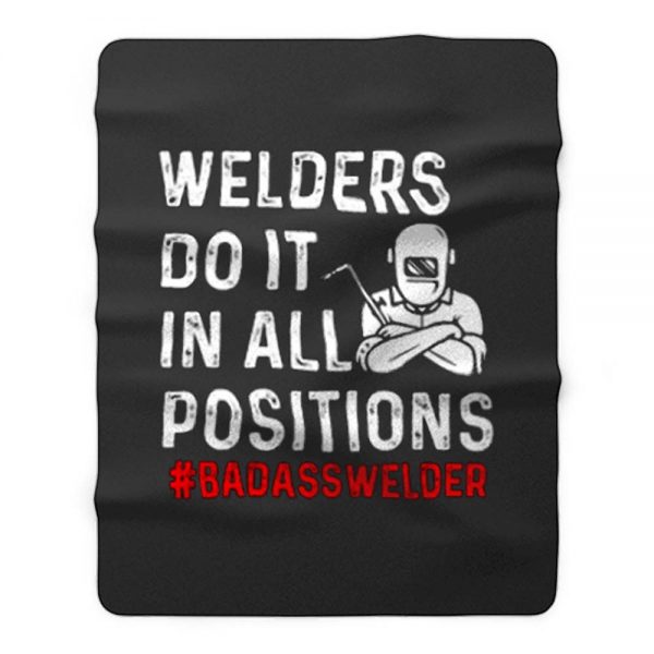 Welder Do It All Positions Fleece Blanket