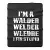 Welder Fix Stupid Proud Welder Fleece Blanket