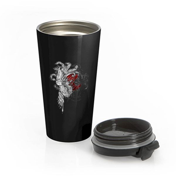 Wellcoda Yin Yang Beast Fantasy Stainless Steel Travel Mug