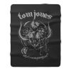 Whats New Pussycat Tom Jones Fleece Blanket