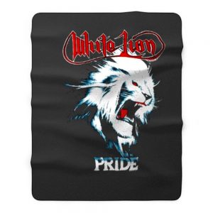 White Lion Band Pride Heavy Metal Hard Rock Band Fleece Blanket