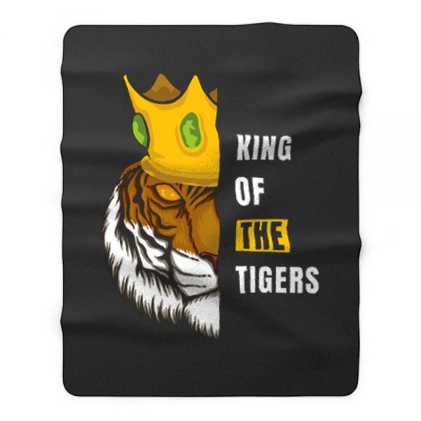 Wildcat Tigress Tigris Big Cat King Of The Exotic Tigers Fleece Blanket