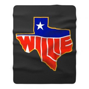 Willie Nelson Lone State Fleece Blanket