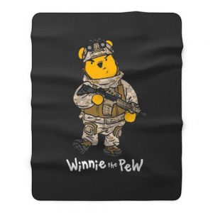 Winnie the Pew Fleece Blanket