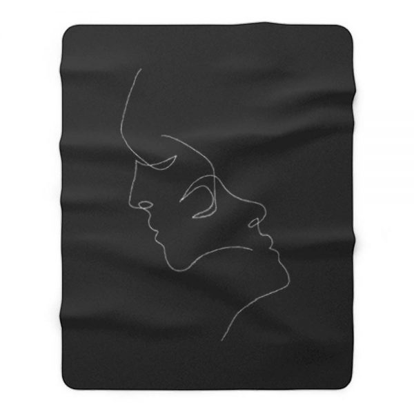 Within Line Art Fleece Blanket