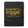 Wkrp In Cincinnati More Music Less Nessman Fleece Blanket