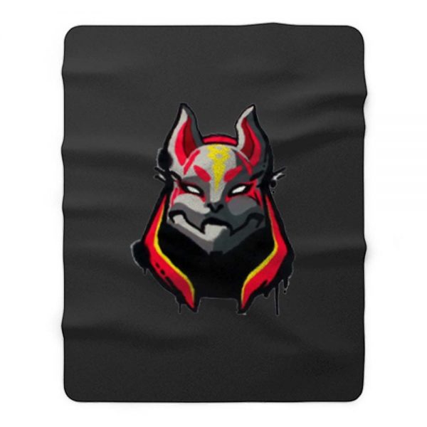 Wolf Head Fortnite Games Fleece Blanket