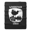 Woodstock 1969 Vintage Fleece Blanket