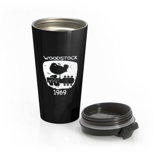 Woodstock 1969 Vintage Stainless Steel Travel Mug