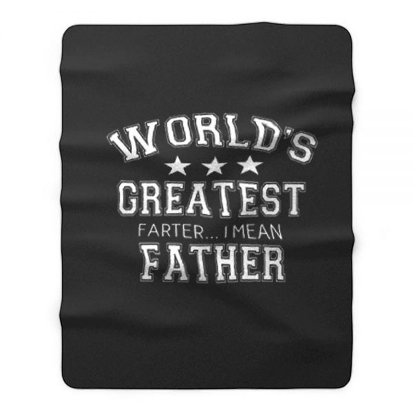 Worlds Greatest Farter Fleece Blanket