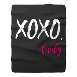 XOXO Cody Funny Quotes Fleece Blanket