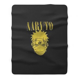 Yellow Naruto Shippuden Anime Fleece Blanket
