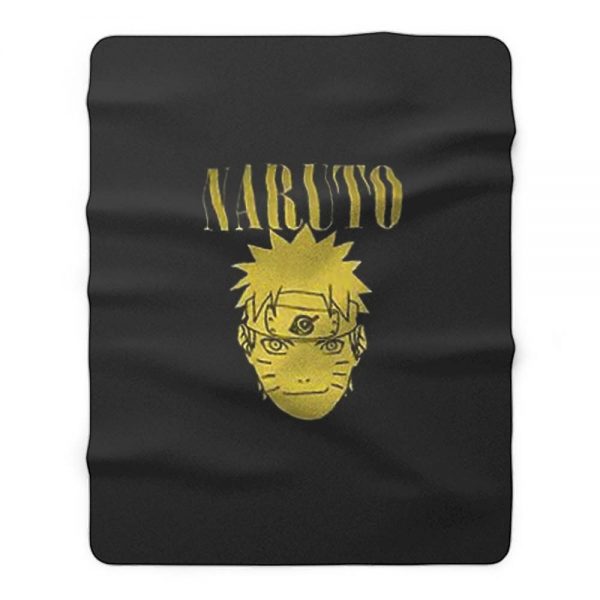 Yellow Naruto Shippuden Anime Fleece Blanket