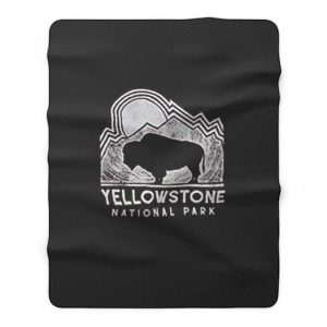 Yellow Stone National Park Fleece Blanket