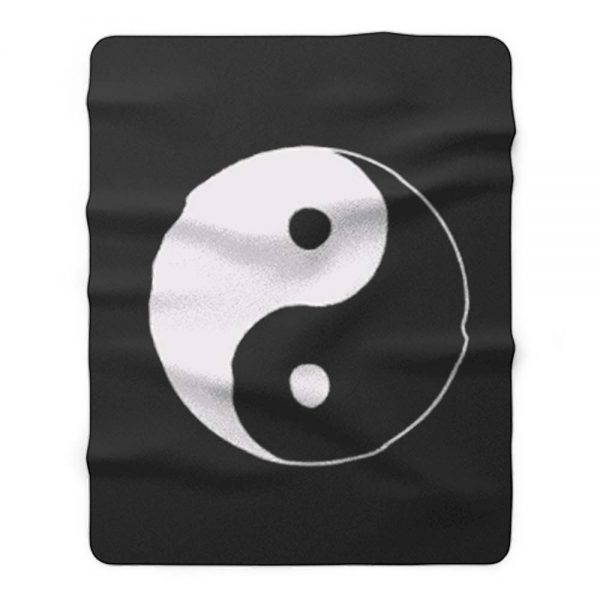 Yin And Yang Logo Fleece Blanket