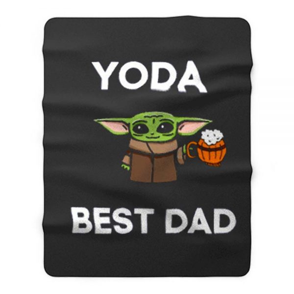 Yoda Best Dad Fleece Blanket