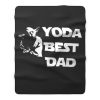 Yoda Best Dad Master Yoda Star Wars Fleece Blanket