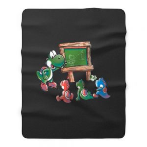 Yoshi School Fleece Blanket