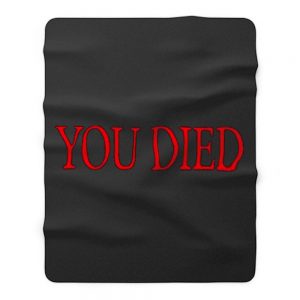 You died Fleece Blanket