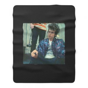 Young Bob Dylan Fleece Blanket