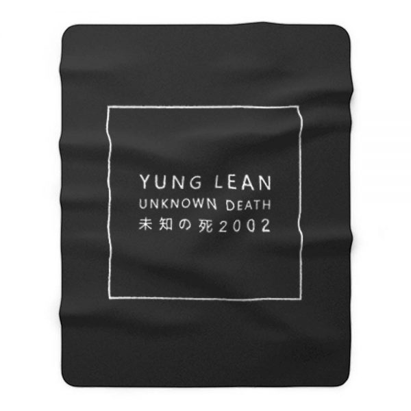 Yung Lean Unknown Death Fleece Blanket