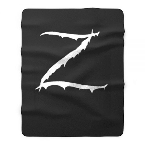 Z Logo Zorro Classic Vintage Fleece Blanket