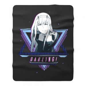 Zero Two Darling in the Franxx Anime Fleece Blanket