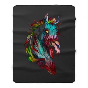 Zombie Horse New HORSE Fleece Blanket