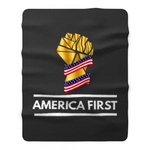 america first Fleece Blanket