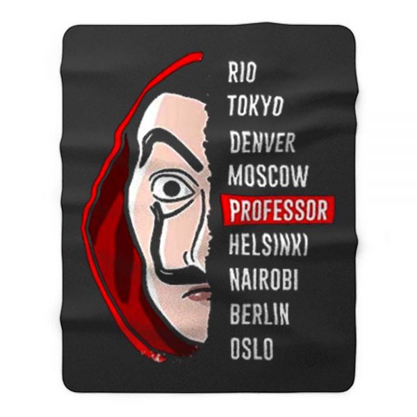 la Casa de Papel Money Heist Fleece Blanket