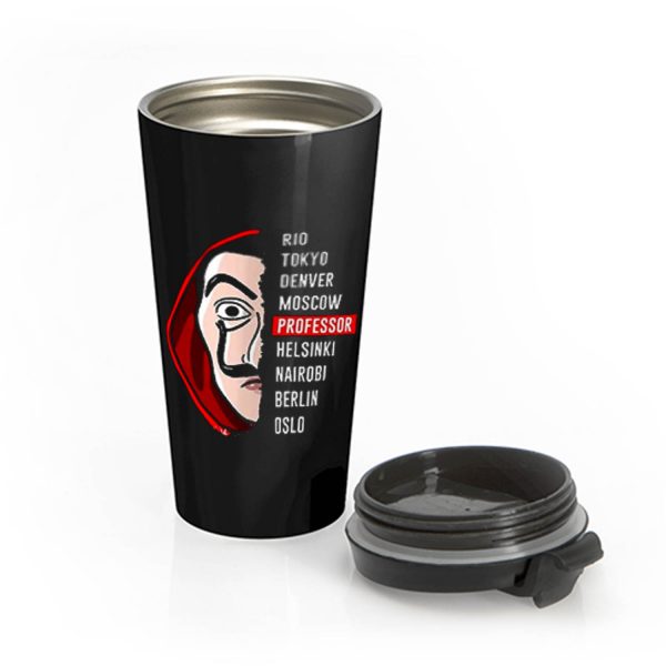 la Casa de Papel Money Heist Stainless Steel Travel Mug