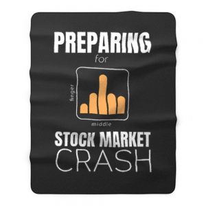 marketcrash Trump Preparing for Stock Market Crash Fleece Blanket