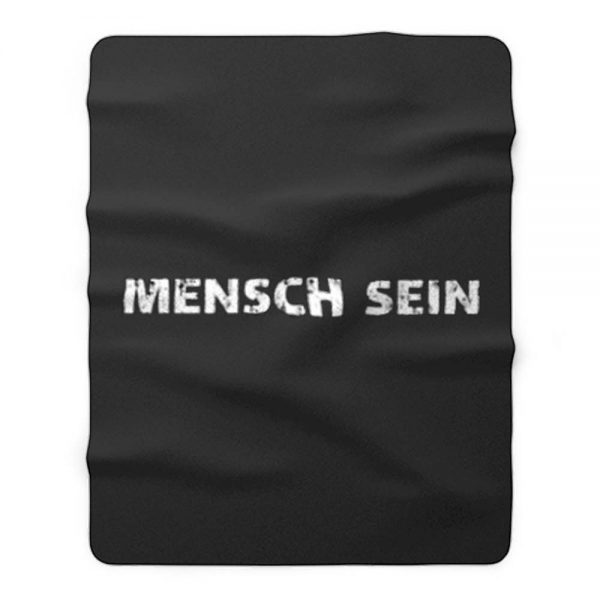 mensch sein Fleece Blanket