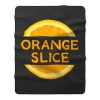 orange slice Fleece Blanket