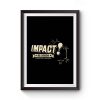 retro IMPACT Records Jamaica Premium Matte Poster