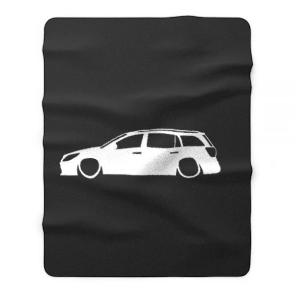 stra MK5 Estate Outline Silhouette car Fleece Blanket