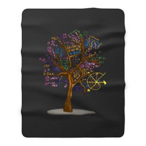 the tree of science Fleece Blanket