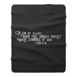 to sin by silence Fleece Blanket